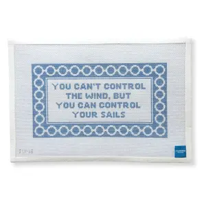 You Can’t Control the Wind Needlepoint Canvas