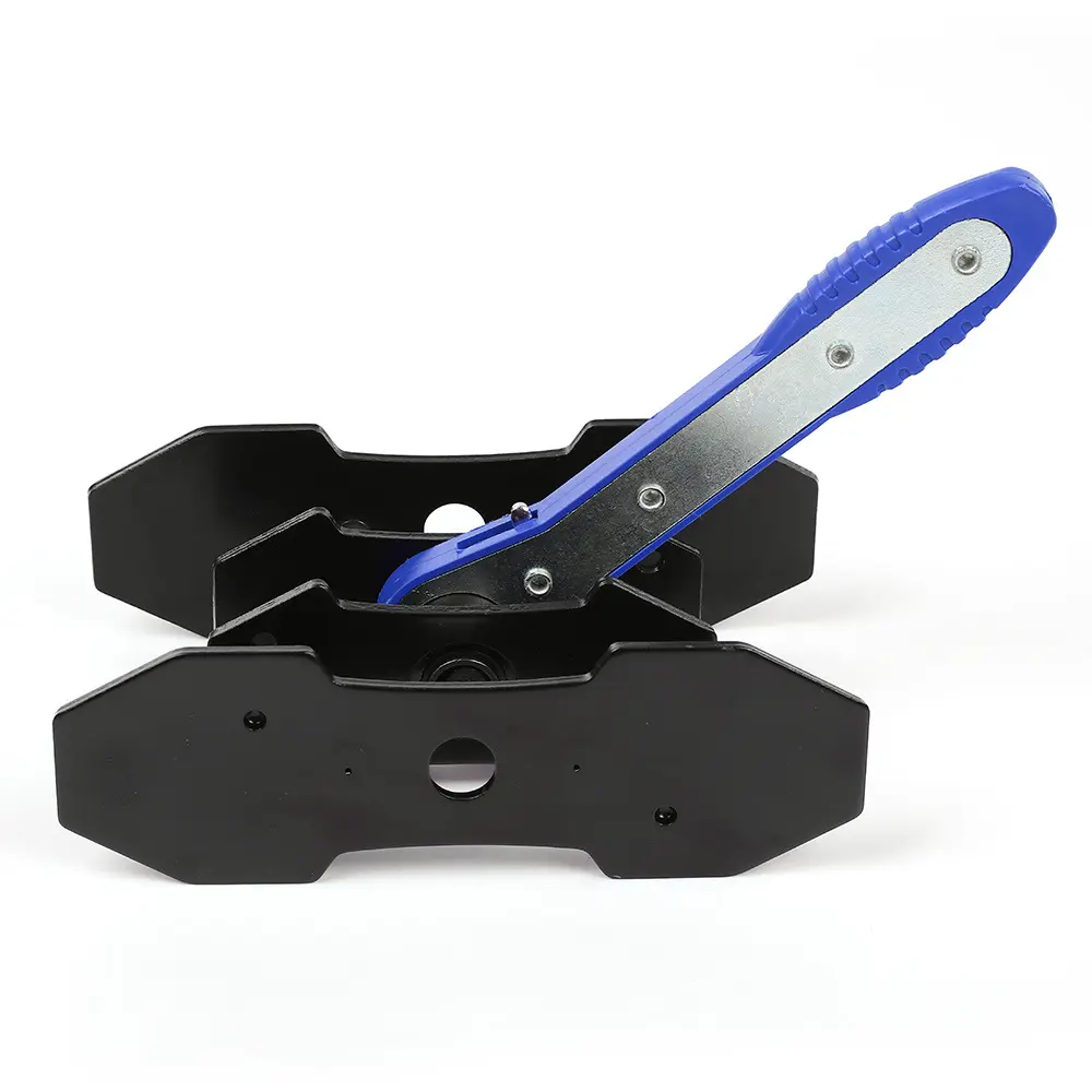 Universal Ratcheting Brake Caliper Piston Spreader Tool with Magnetic Plates 360 Degree Press Compression Wrench Pad Installer for Single Twin Quad Pistons