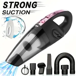 Mini Cordless Handheld Vacuum Cleaner | Powerful Suction for Pet Hair, Dust, Crumbs & Small Messes | Perfect for Home & Car Cleaning | Lightweight, Portable & Wireless with Multiple Attachments | Quick Clean Anytime Anywhere