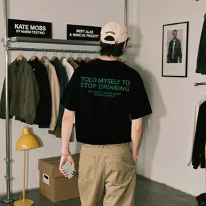 “TOLD MYSELF TO STOP DRINKING BUT I’M NOT GONNA LISTEN TO AN ALCOHOLIC” – Sarcastic Drinking - Humor Graphic Tee