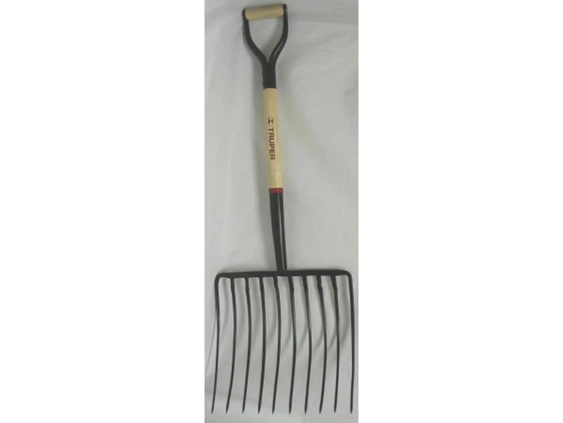 Truper Tools Trupro Forged Steel Ensilage Fork, 10-Tine Forged Design, D-Handle Grip, 44 in Garden Tool - 33570, Tools - Forks / Ensilage Fork