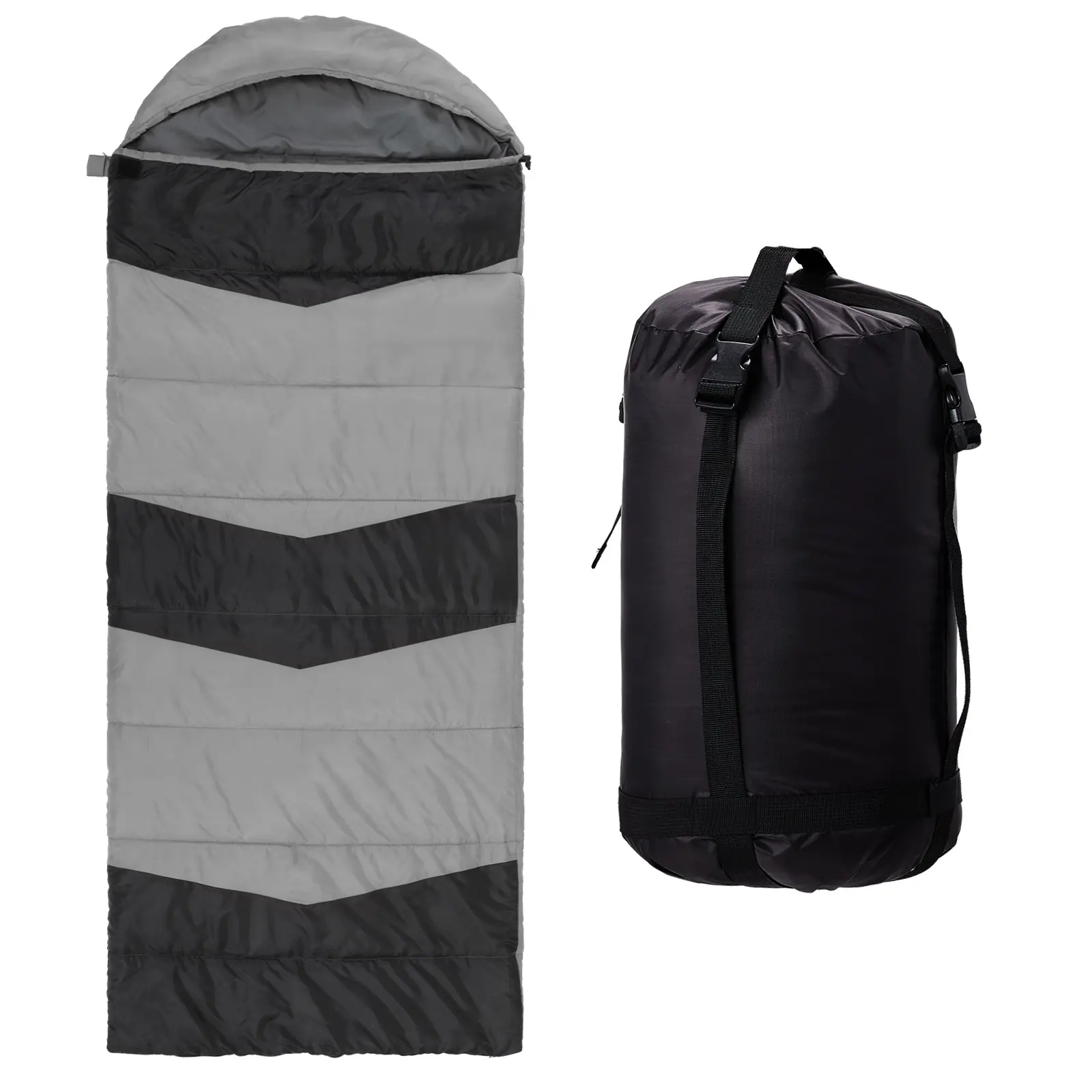 Rectangular USB Heated Sleeping Bag for Outdoor Camping, Waterproof Full Body Design with 3 Temp Settings, Lightweight 3-Season, Hiking