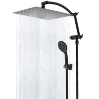 Square-12 Inch-Matte Black