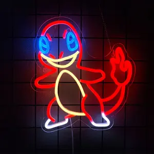 Dinosaur Neon Sign, Neon Light Sign for Girls Room, Bedroom, Game Room, Kids Room, Bar Decoration, USB Powered Light Up Neon Signs