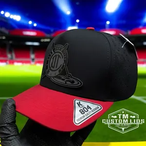 Toluca Campeones Liga MX 2025 Red and Black SnapBack Hat Comfortable Fit Polyester Material TM CustomLids men gift Baseball Cap Adjustable
