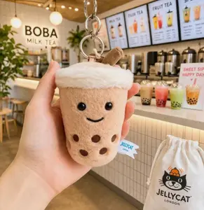 Jellycat Amuseables Bubble Tea Plush Bag Charm - A meaningful gift for fans.