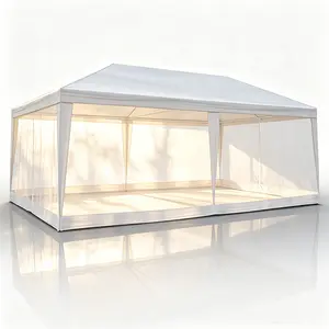 Backyard BBQs & Beach Days  | No Bugs, Max Airflow | 10x20FT Mesh Party Tent