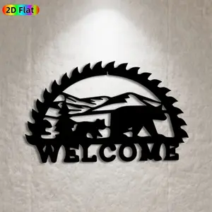 1pc Eagle Welcome Metal Wall Art, Majestic Eagle Statue Mural, Ideal Gift for New Year, Easter, Nature & Outdoor Decor Enthusiasts, Weather-Resistant Metal Wall Decor Wall Sculptures, Perfect for Patio Wall & Garden Fence, Warm & Inviting Home Decor