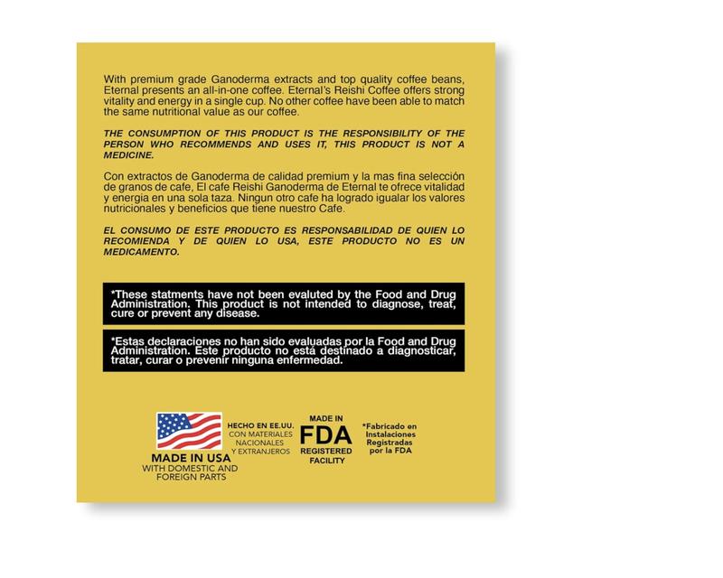 Eternal Spirit Beauty Ganoderma 4 in 1 Colombian Latte Coffee Singles - Indulge in Instant Luxury with Individual Coffee Packets for On-the-Go Bliss (15 Sachets - 0.64 Oz Each)