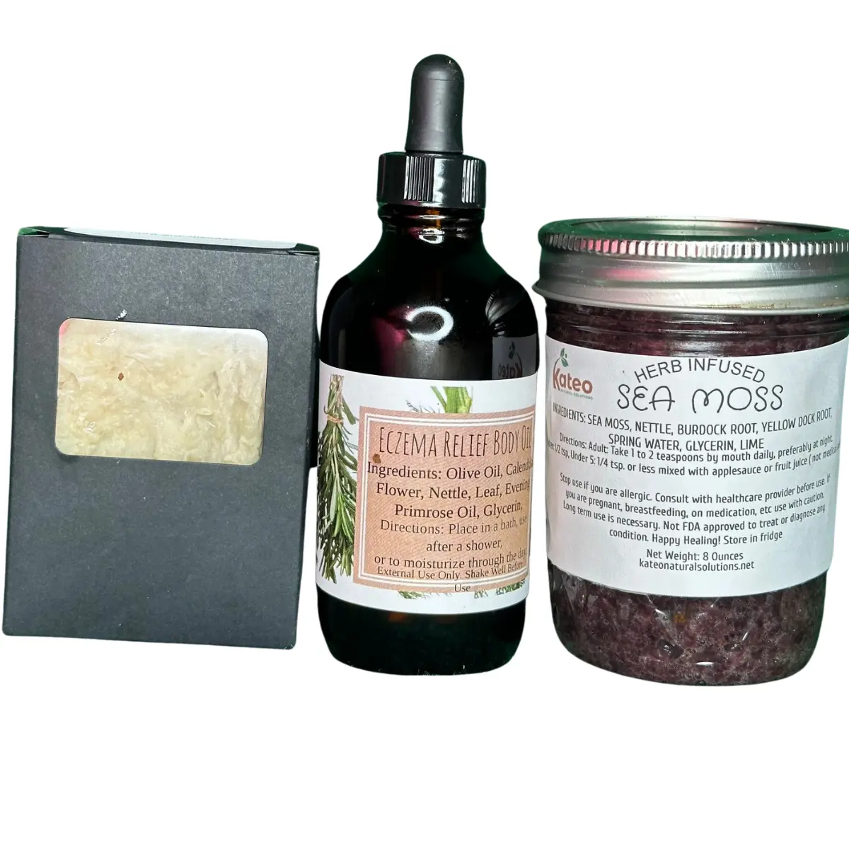 Eczema Soothing Support Bundle Organic Soap Body Care