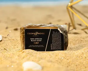 Ebony Noire Beauty: Raw African Black Soap Bar