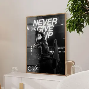 Cristiano Ronaldo Poster, Real Madrid Poster, Soccer Gifts, Sports Poster, Football Poster, Sports Bedroom Decor