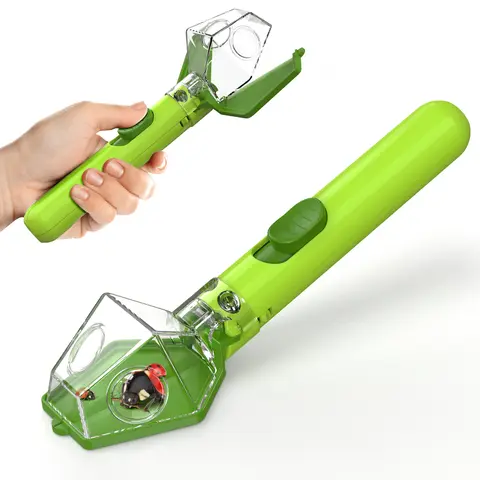 LEUOA Kids' Lightweight ABS Insect Bug Catcher - 6X Magnifier for Magnified View, Safe STEM Toy for Outdoor Nature Exploration, Easter Gift for Boys & Girls (Kids Toys, Outdoor Gear)