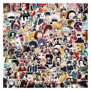 Demon Slayer 100PCS Stickers Pack - Waterproof Anime Vinyl Decals for Laptop, Water Bottle - Gift for Anime Fans, Viral TikTok Must-Have