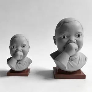 AI Baby Meme Figurine 3-5 Inch Plastic Statue for Home Office Decor Quirky Collectible Gift for Gen Z Humorous Design Ideal for Collectors