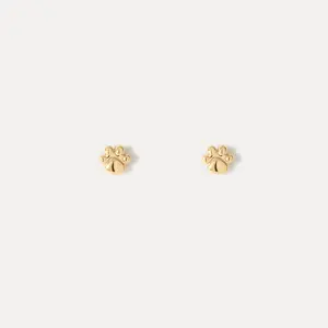 Paw Print Studs