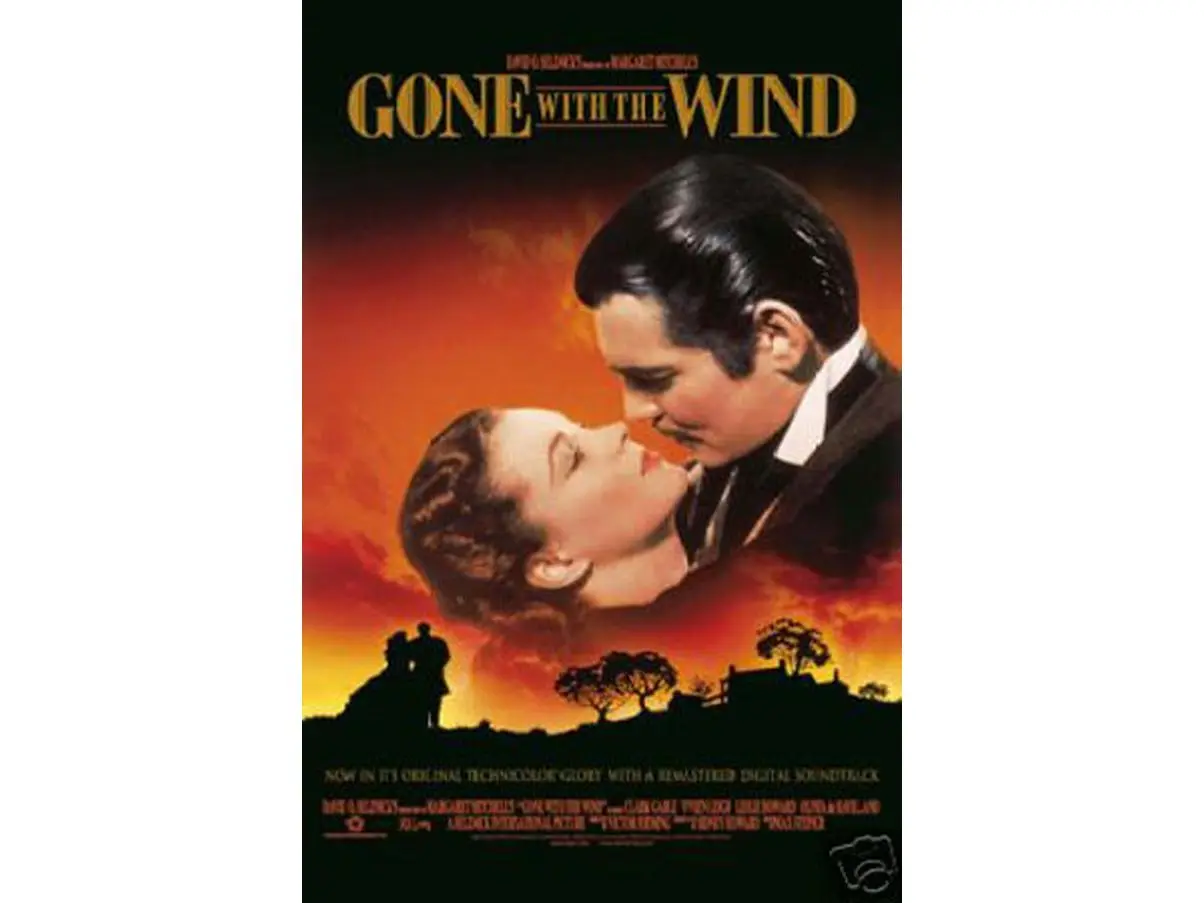 212 MAIN Gone with The Wind Print Poster, 12x18 in Home Decor, Bedroom Decor Wall Art
