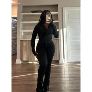 NewAutumn And Winter New Long Sleeves Zipper Crop top Suits Tracksuits Women's Suits Fashion Pants Female Soild  Clothes Womenswear Can be used with raincoat Gifts  Gifts。。