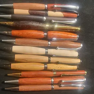Hand Turned Wood Pens - Original Design for Elegant Writing Experience