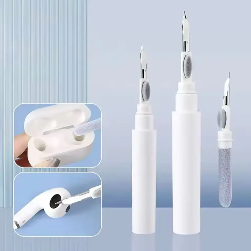 3-in-1 Universal Earbud Cleaning Pen, Wireless Case Cleaning Tool Kit, Phone Accessory That Fits iPhone