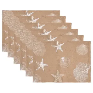 Sandy Coast Placemat Set of 6 by Valerie
