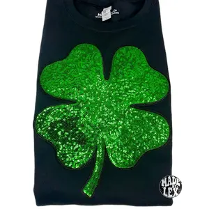 Clover Sequin Patch Shirt