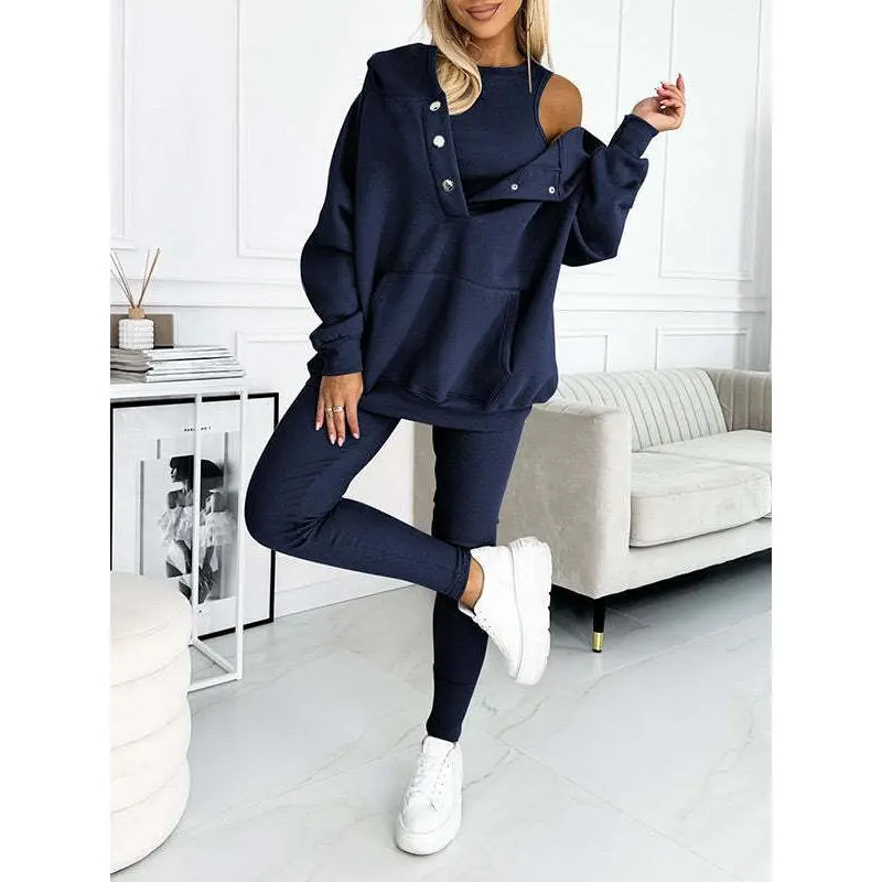 (Three piece set) Deep blue