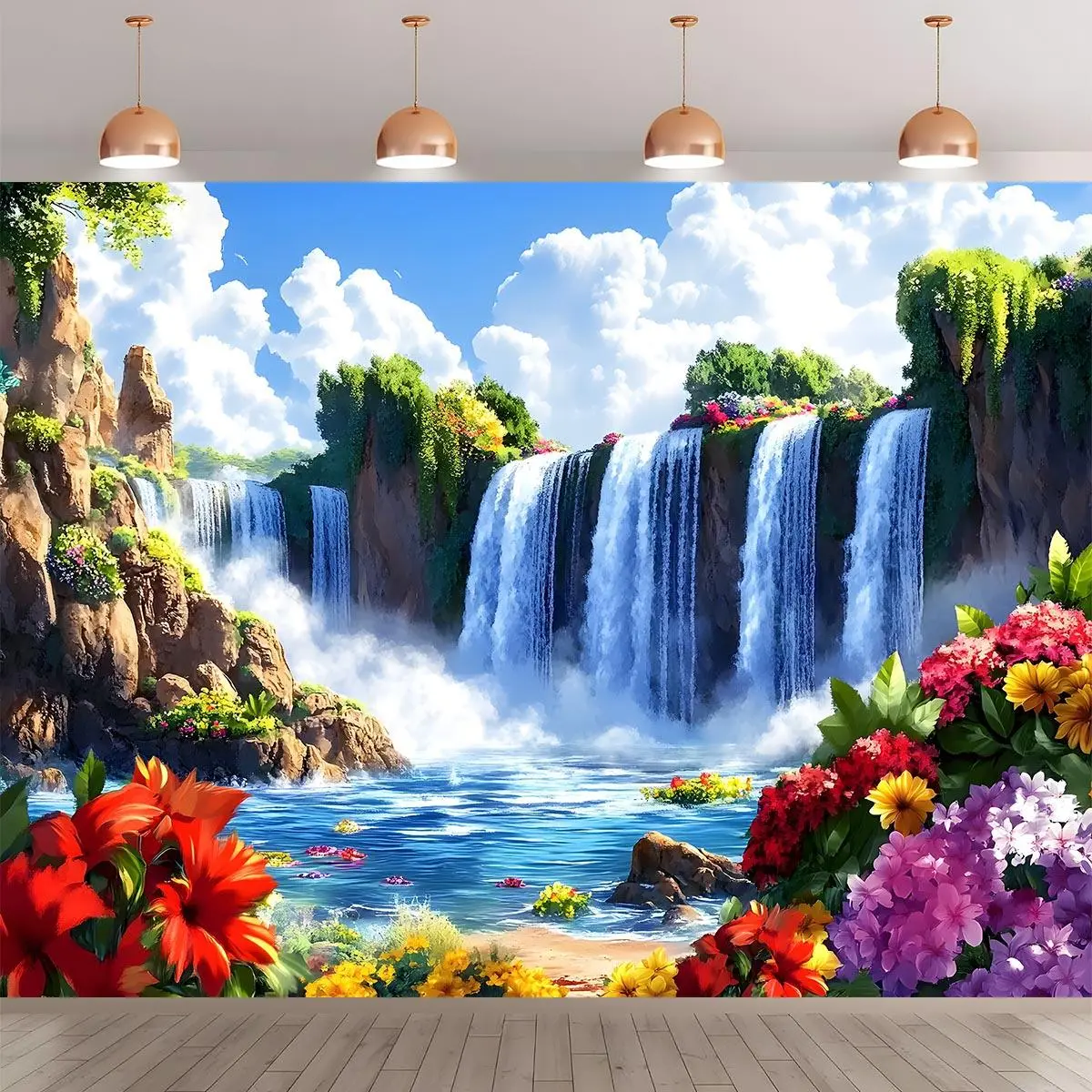 waterfall decoration - TikTok Shop
