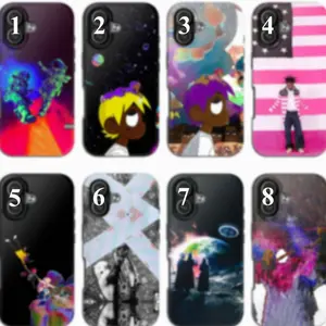 Uzi Inspired Phone Case – Pink Space Rap Aesthetic Cover – Hip Hop Y2K Cartoon Style – Gift for Trap Music Fans For Iphone & Samsung E