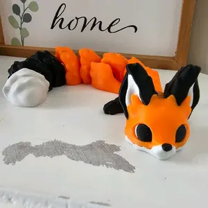 Yuna Articulating Flexi Fox Figurine - 3D Printed