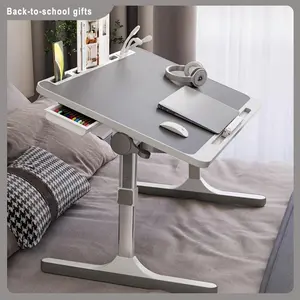 Portable Laptop Bed Table – Multi-Use Desk with USB Ports, Cooling Fan, LED Light & Storage Drawer – Great for Reading, Writing, Eating & Working – Ideal Gift for Holidays & All Seasons