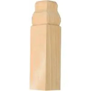 Waddell Mfg IBTB32 Pine Inside Base Corner Block 4.5 In.