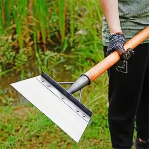 Multifunctional Cleaning Shovel(handle not included), Stainless Steel Universal Outdoor Garden Cleaning Shovel, Heavy Duty Flat Shovel, Weeding, Planting, Landscaping