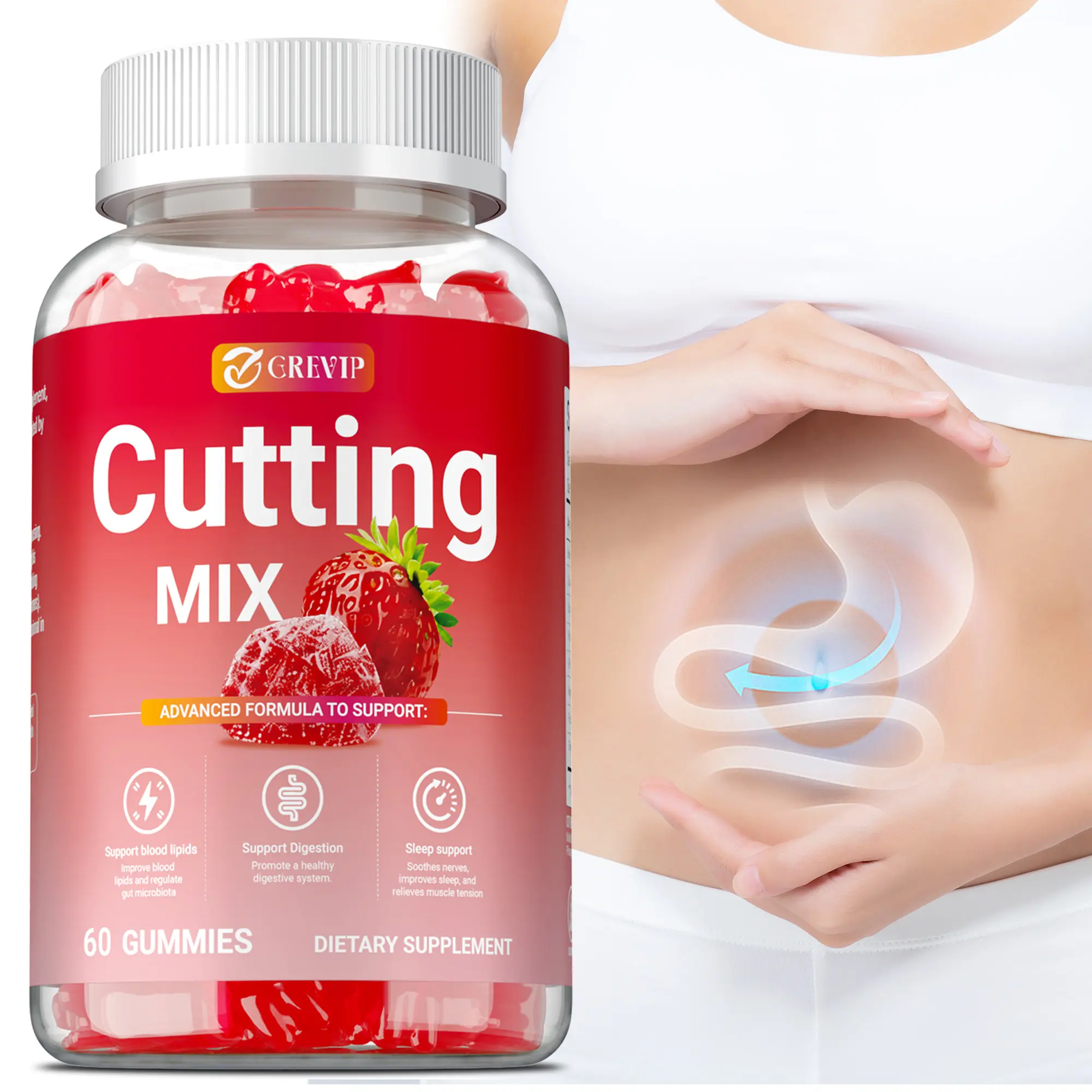 Cutting Mix Berberine + Yerba Mate 60 Gummies
