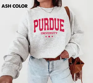 [Sale Up To 40%] Vintage Purdue Style Graphic Tee, Retro College Shirt, Classic University Aesthetic Outfit, Unisex Campus Streetwear Apparel