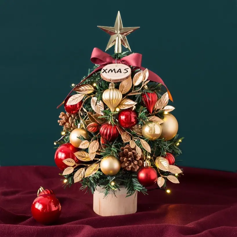 16” Tabletop Christmas Tree W/ Lights Xmas Christmas Decoration