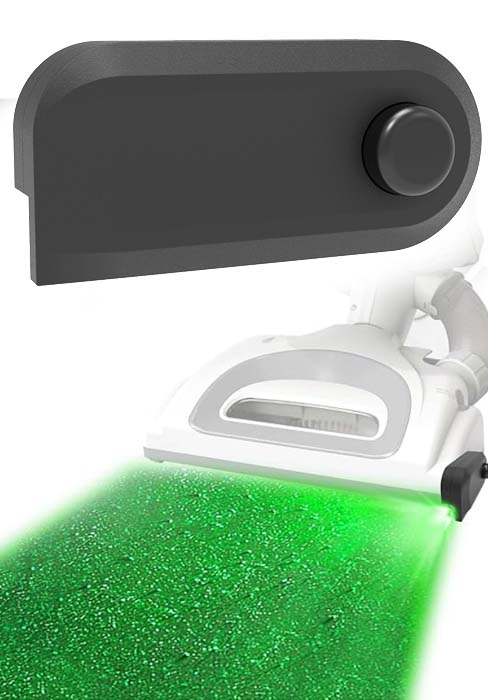 Rechargeable Vacuum Cleaner Dust Display Light, Green Light Attachment Compatible with Dyson Shark Bissell, Reveal Pet Fur Dog Cat Hair, Upgrade Vacuum Accessories Universal Lamp