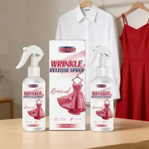 2-Pack Clothing Wrinkle Remover Spray (120ML*2), Easy-To-Use, Effectively Reduces Wrinkles, Suitable for Various Fabrics, Essential Travel Spray