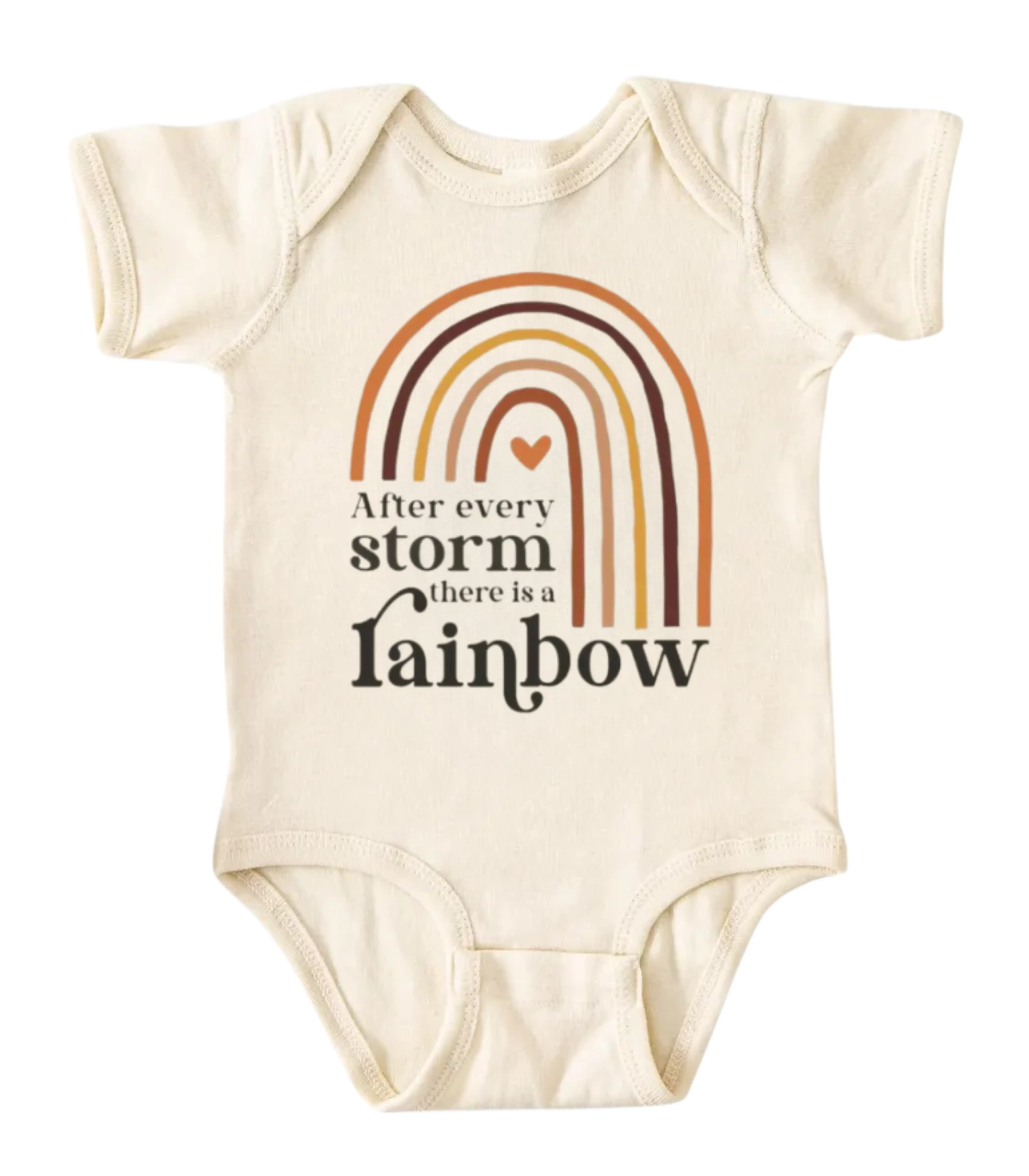 After Every Storm There Is A Rainbow Baby Onesie, Pregnancy Announcement Gift, Cotton Baby Clothes, Funny Baby Bodysuit