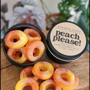 Peach Ring Wax Melts, Fake Food Wax Melts