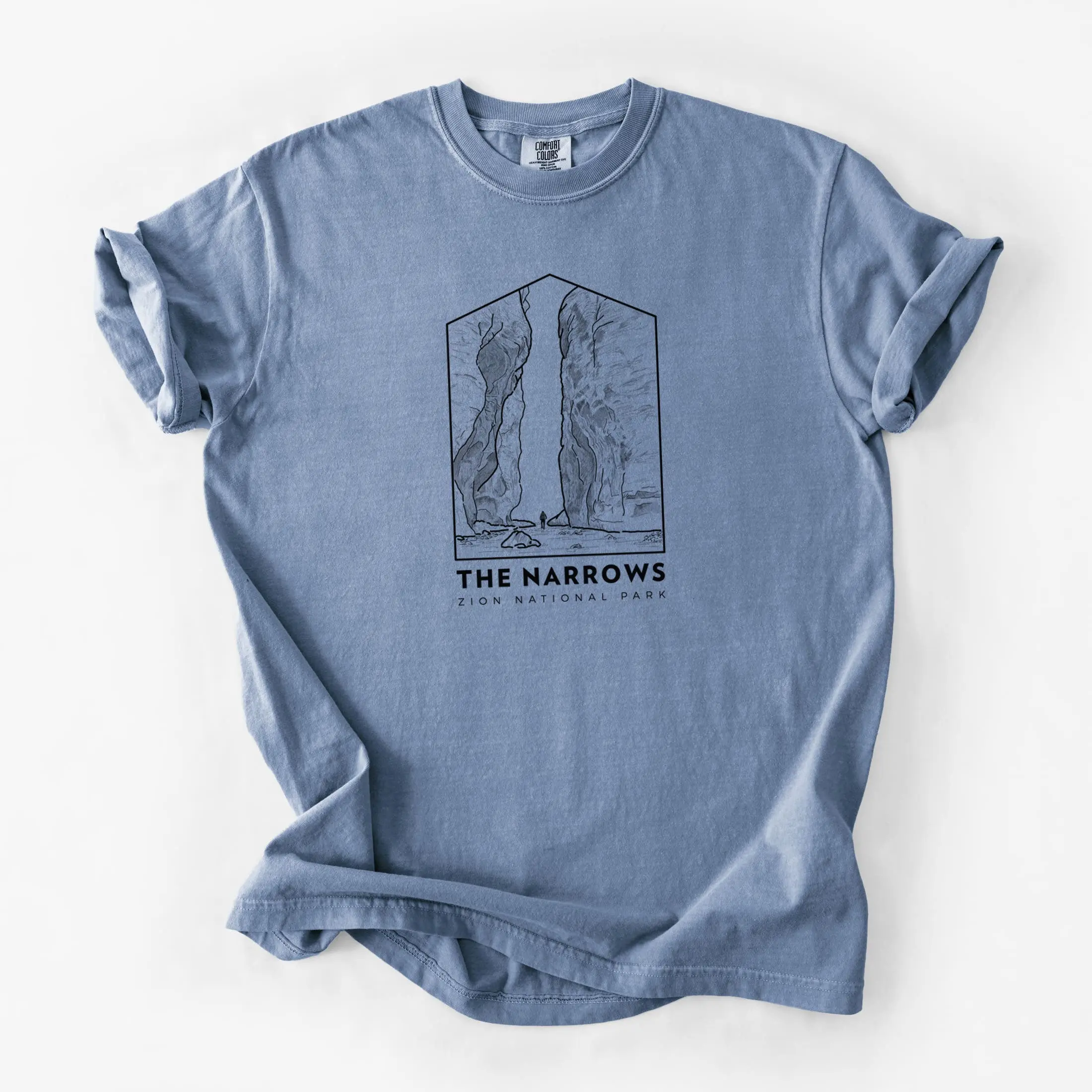 The Narrows - Zion National Park - Unisex Comfort Colors Garment-Dyed Heavyweight T-shirt