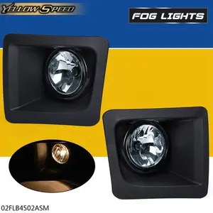 Fit For 2014-2015 GMC Sierra 1500 Clear Bumper Fog Lights Lamps Left+Right Automotive Led Brake
