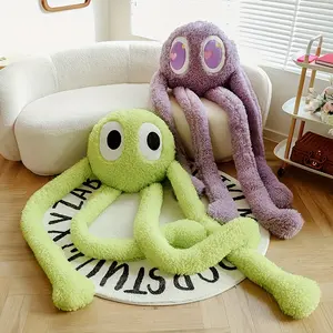 Adorable Long-Legged Cute Cartoon Octopus Plush Pillow Toy Cuddly Toy Stuffed Animals Plushies for Kids & Adults Sofa Home Decor Easter Gifts