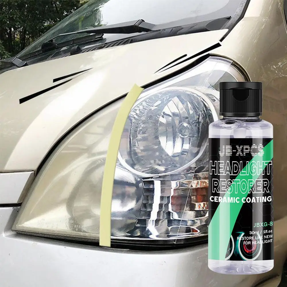 Car Headlight Renovation Agent Car Accessories, 1 Set Repairing Yellowed Oxidized Minor Cracked Blurred Coat Agent, Automotive Detailing Products, Hea