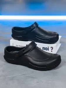 Non-slip Clogs Slip On Mules for Chef Nurse Doctor, Lightweight Waterproof Work Shoes for Kitchen Hospital Garden Beach