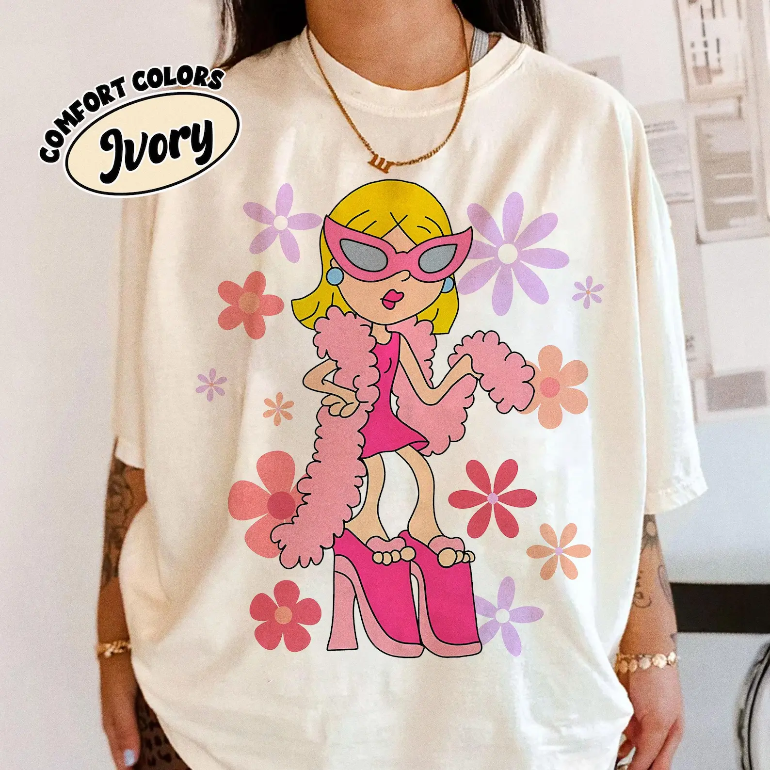 Lizzie McGuire Shirt, Vintage 90s Cartoon T-Shirt, Soft Cotton Apparel, Disneyworld Lizzie Mcguire Girls Trip Shirt