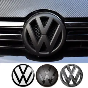 1/2pcs Car Original Cover Sticker Front Radiateor Emblem Rear Decal Trunk Badge For Volkswagen VW Golf 6 MK6 2010 2011 2012 2013 Sticker For Cars Car Decals