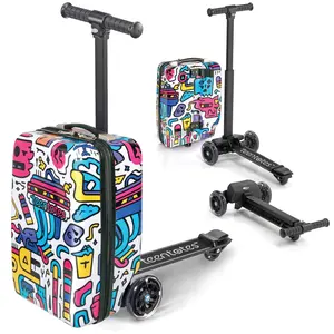 Graffiti Detachable Scooter Luggage