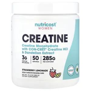 Nutricost Women, Creatine, Strawberry Lemonade, 10.2 oz (285 g)
