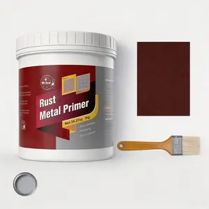 Metal Rust Proof Paint (1kg, 3kg) for Steel & Aluminum, Garage Door, Fence, Pipe, Car Parts, Machinery, High Temperature Resistant